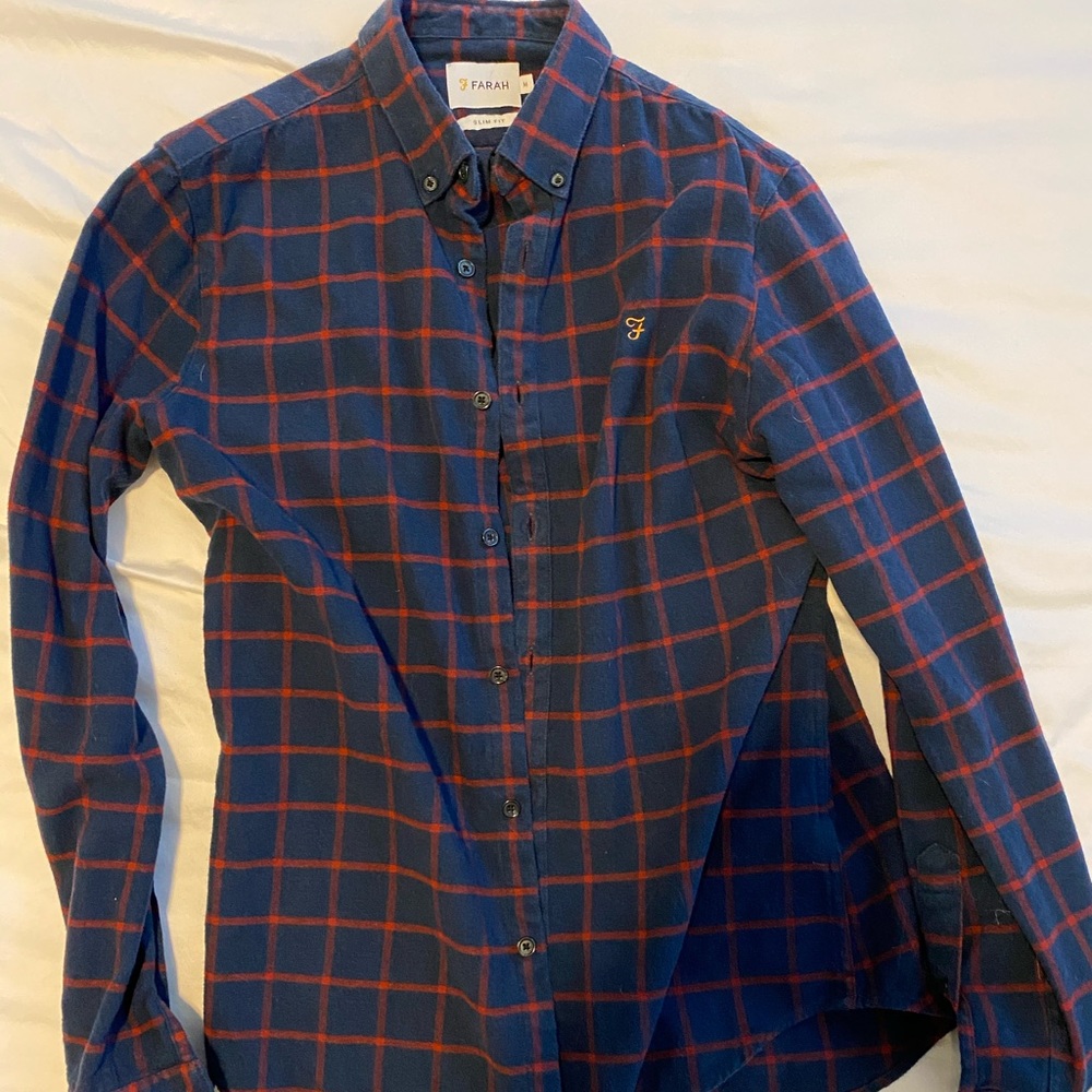 Farah long sleeve button down shirt